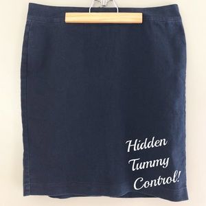 DISCOUNTED Miracle Body Tummy Control Dark Skirt
